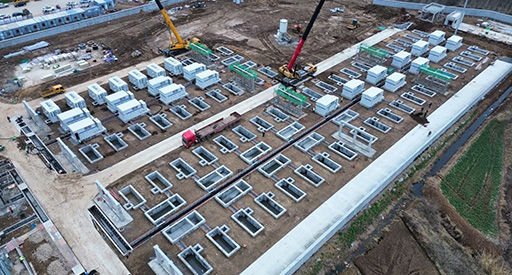 The largest shared energy storage power station under construction in Anhui Province is under construction!